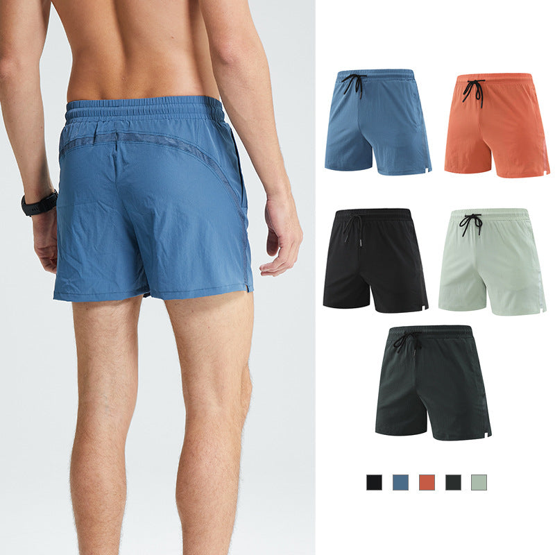 Quick-Drying Breathable Cooling Shorts Blue Gray