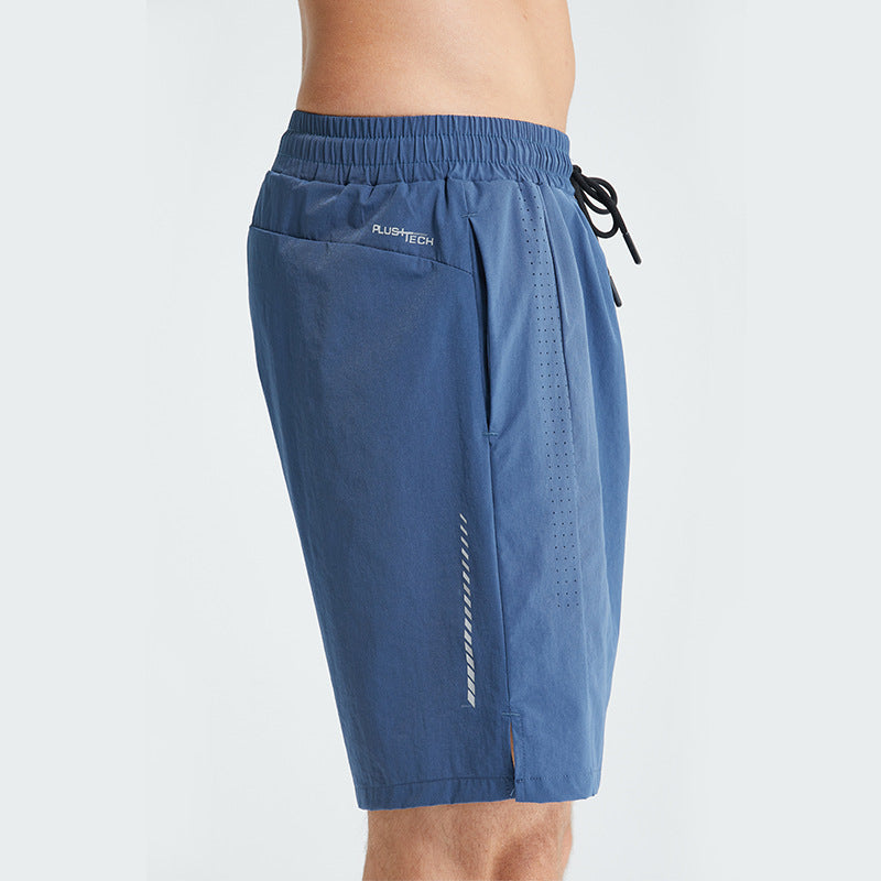 Quick-Drying Breathable Cooling Mid-thigh Shorts Gray