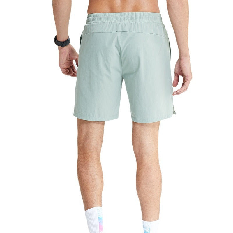 Quick-Drying Breathable Cooling Mid-thigh Shorts Gray