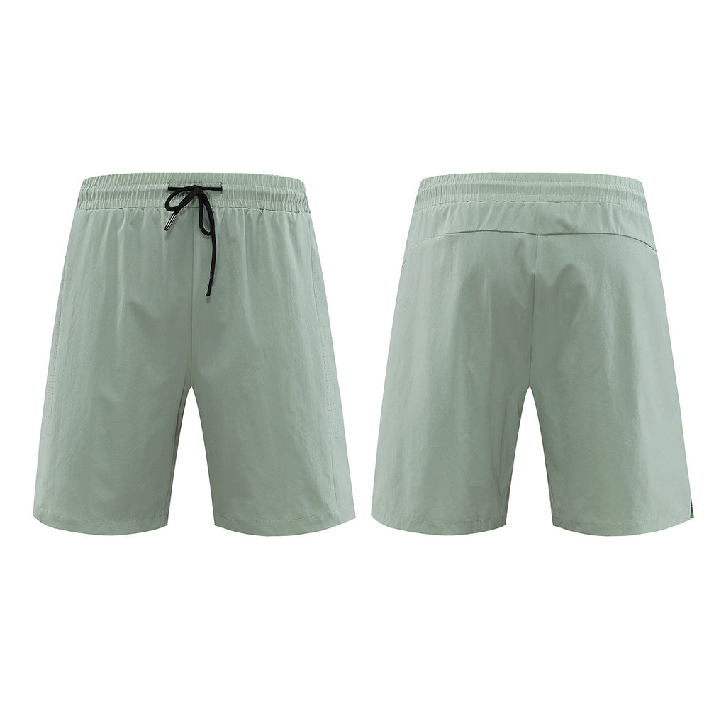 Quick-Drying Breathable Cooling Mid-thigh Shorts Blue