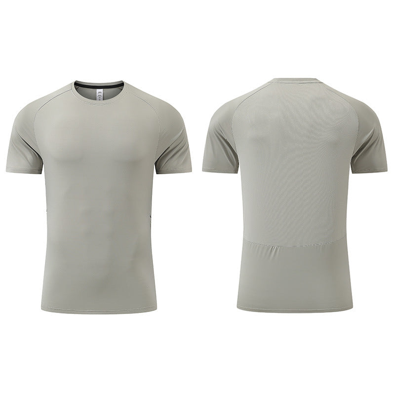 Quick-Drying Breathable Cooling Gray T-shirt