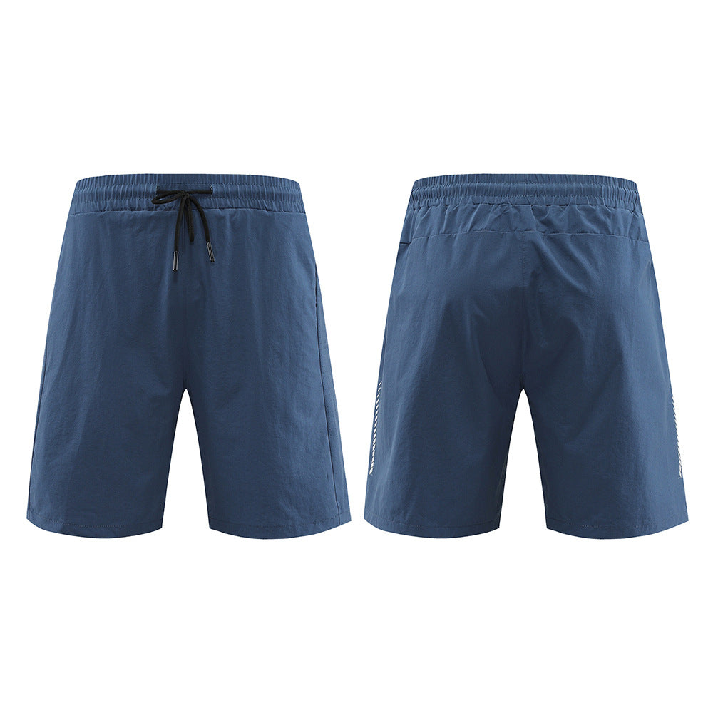 Quick-Drying Breathable Cooling Mid-thigh Shorts Blue
